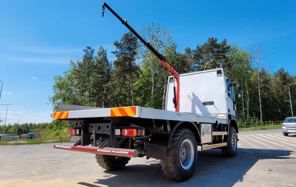 Camion grue, Camion plateau Iveco EUROCARGO 4x4 ML110 HMF 202 EURO 6 Kran Crane: photos 7