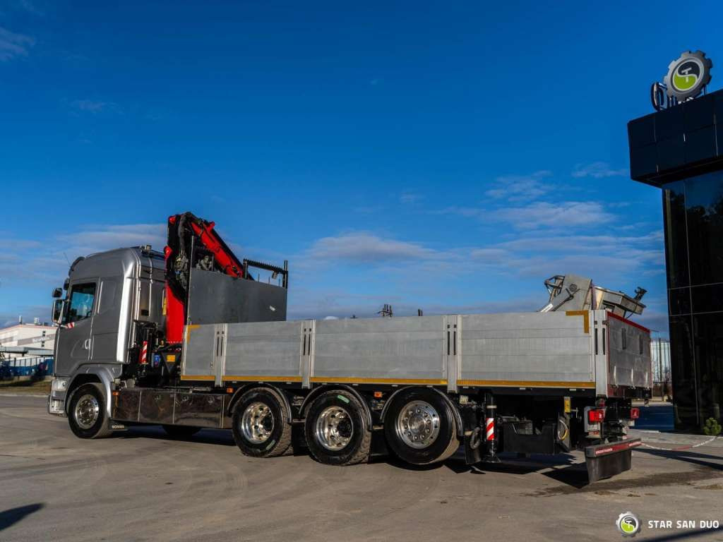 Camion grue, Camion plateau Scania  G410 8x4 HMF 4020 Crane Fly Jib Basket Euro 6: photos 9