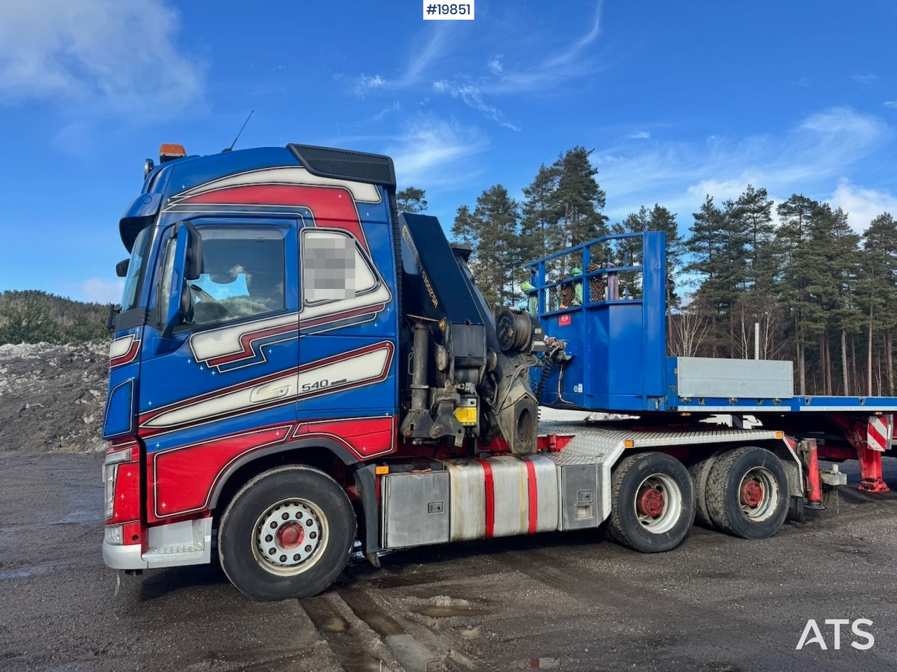 Camion grue, Tracteur routier Volvo FH540: photos 8