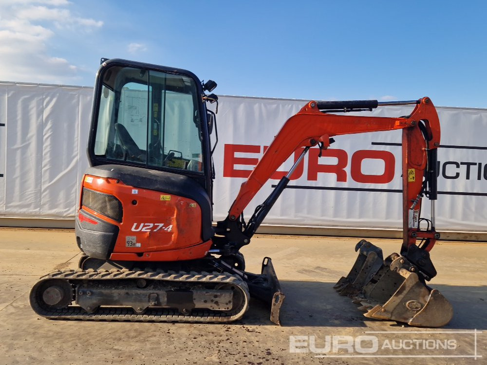 Mini pelle 2020 Kubota U27-4: photos 6