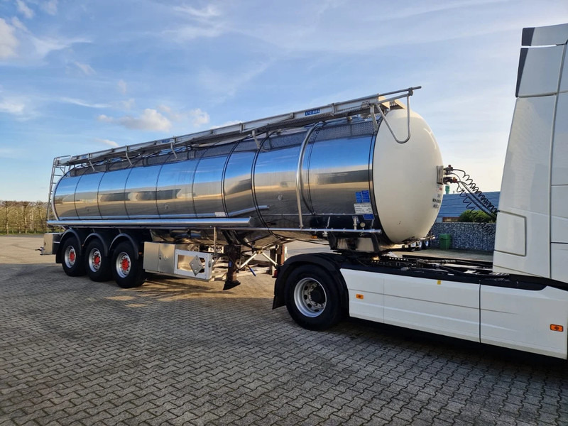 Semi-remorque citerne Feldbinder 38000 liter 3 kamer tankoplegger met CIP Leiding: photos 6